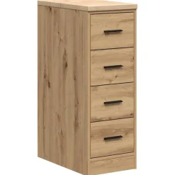vidaXL Garagekast 30x51x85 cm massief grenenhout artisan eikenkleurig