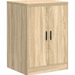vidaXL Garagekast 60x51x85 cm massief grenenhout sonoma eikenkleurig