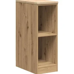vidaXL Garagekast 30x51x85 cm massief grenenhout artisan eikenkleurig