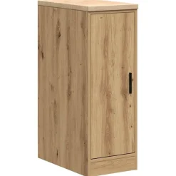 vidaXL Garagekast 30x51x85 cm massief grenenhout artisan eikenkleurig