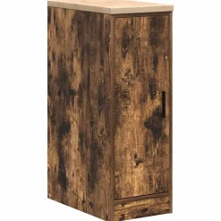vidaXL Garagekast 30x51x85 cm massief grenenhout gerookt eiken