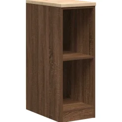 vidaXL Garagekast 30x51x85 cm massief grenenhout bruin eikenkleurig