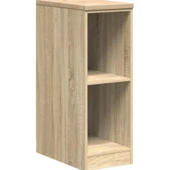 vidaXL Garagekast 30x51x85 cm massief grenenhout sonoma eikenkleurig