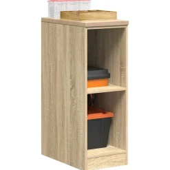 vidaXL Garagekast 30x51x85 cm massief grenenhout sonoma eikenkleurig