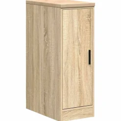 vidaXL Garagekast 30x51x85 cm massief grenenhout sonoma eikenkleurig