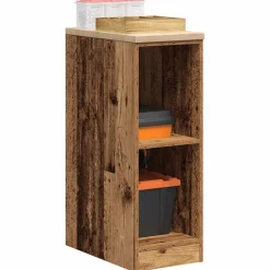 vidaXL Garagekast 30x51x85 cm massief grenenhout oud hout