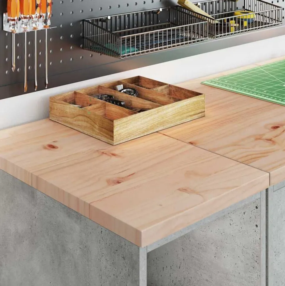 vidaXL Garagekasten 2 st bewerkt hout betongrijs