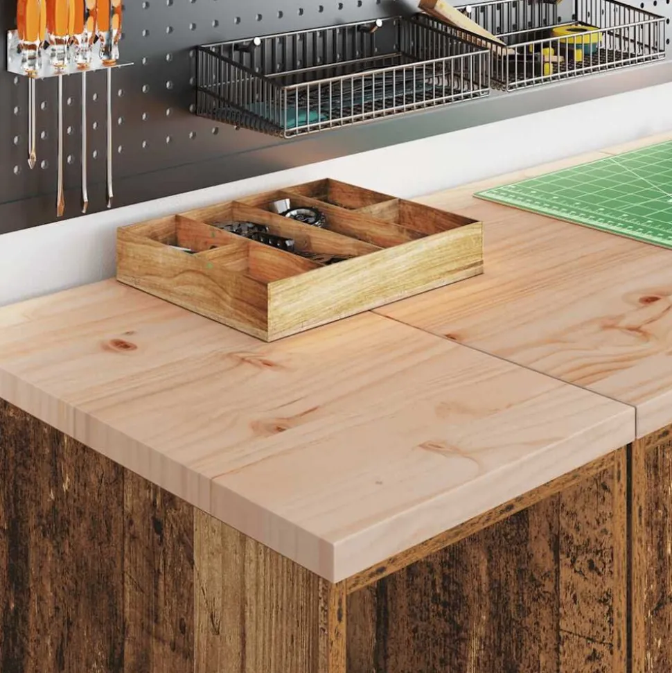 vidaXL Garagekasten 2 st bewerkt hout oud hout