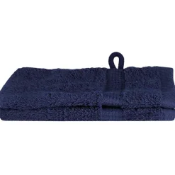 vidaXL Gastendoek SOLUND 2 pcs Marineblauw 15 x 21 cm 550 gsm