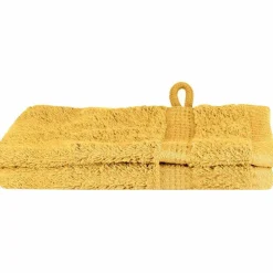 vidaXL Gastendoek SOLUND 2 pcs Goud 15 x 21 cm 550 gsm