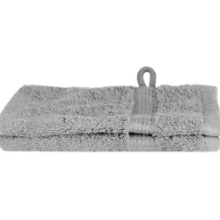 vidaXL Gastendoek SOLUND 2 pcs Grijs 15 x 21 cm 550 gsm