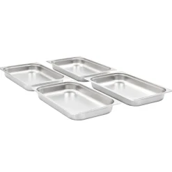 vidaXL Gastronormbakken 4 st GN 1/1 65 mm roestvrij staal