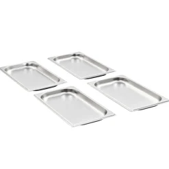 vidaXL Gastronormbakken 12 st GN 1/3 20 mm roestvrij staal