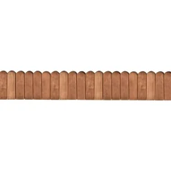 vidaXL Gazonrand 120 cm geïmpregneerd grenenhout bruin
