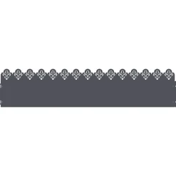 vidaXL Gazonranden 10 pcs Antraciet 103 x 0,05 x 22 cm Staal