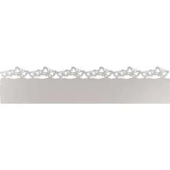 vidaXL Gazonranden 10 pcs Zilver 103 x 0,05 x 22 cm Roestvrij staal