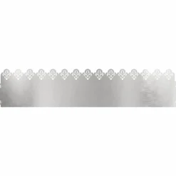 vidaXL Gazonranden 10 pcs Zilver 103 x 0,05 x 22 cm Roestvrij staal