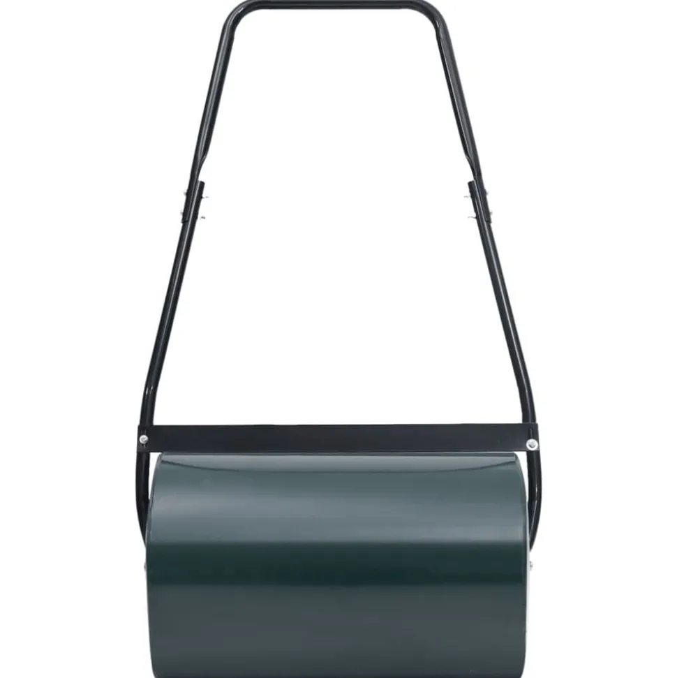 vidaXL Gazonroller 50 L 63 cm groen en zwart