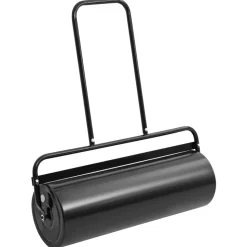 vidaXL Gazonroller duwmodel 63 L ijzer en staal zwart