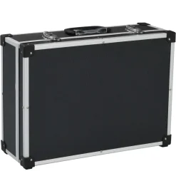 vidaXL Gereedschapskoffer 46x33x16 cm aluminium zwart