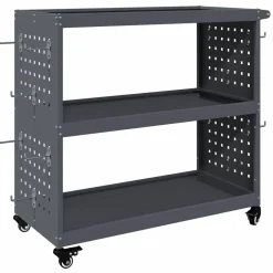 vidaXL Gereedschapswagen Antraciet 75 x 35 x 73 cm Koudgewalst staal