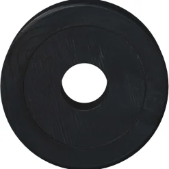 vidaXL geschikt voor vlakke ringen 2 pcs Zwart ∅15 x 3 mm