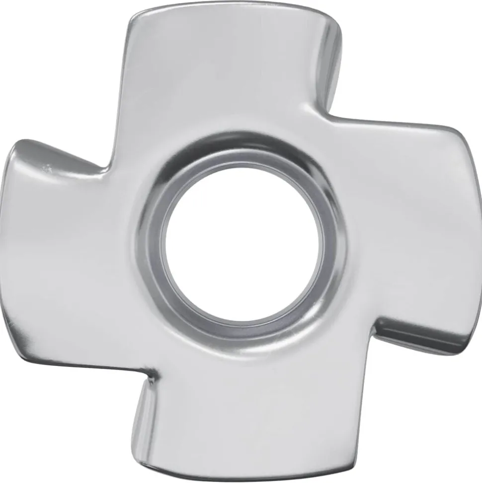 vidaXL Gestanste T-moer 2 pcs Zilver M6 mm Staal