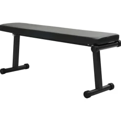 vidaXL Gewicht Bank Zwart 108 x 27 x 41 cm Gepoedercoat staal