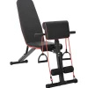 vidaXL Gewichtbank Zwart 131 x 41 x 100 cm Gepoedercoat staal