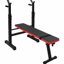 VidaXL Gewichtbank Zwart 126.5 x 67 x 111 cm Gepoedercoat staal
