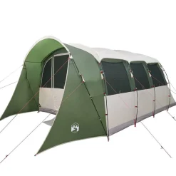 vidaXL Gezinstent met dak Groen en Wit 576 x 325 x 213 cm