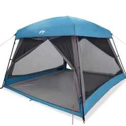 vidaXL Gezinstent 6-persoons waterdicht blauw