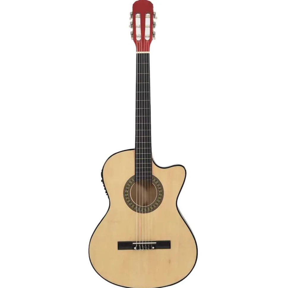 vidaXL Gitaar cutaway met equalizer 6 snaren western klassiek