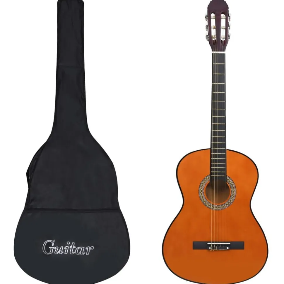 vidaXL Gitaar klassiek beginner met tas 4/4 39"