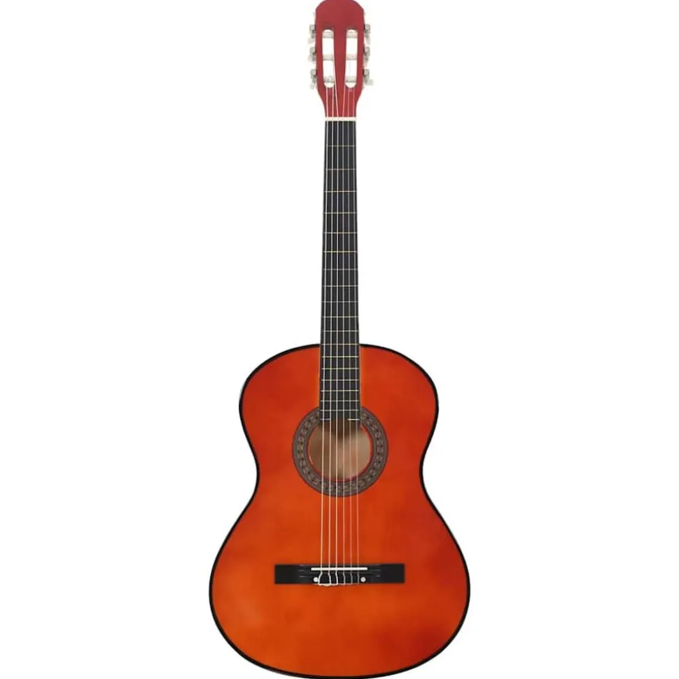 vidaXL Gitaar klassiek beginner 4/4 39" lindenhout