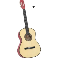 vidaXL Gitaar klassiek beginner 4/4 39" lindenhout