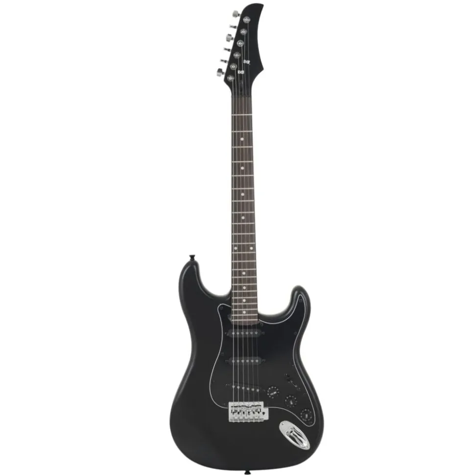vidaXL Gitaar voor beginners elektrisch met tas 4/4 39" zwart