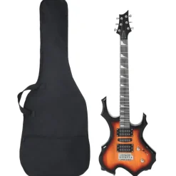 vidaXL Gitaar voor beginners elektrisch met tas 4/4 39" zwart