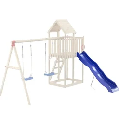 vidaXL Glijbaan 210x40 cm polypropeen blauw