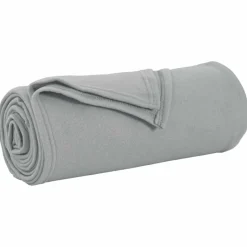 vidaXL Gooi Deken Grijs 170 x 130 cm Fleece