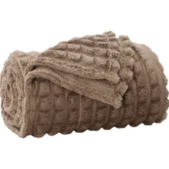 vidaXL Gooi Deken Kameel 150 x 130 cm Fleece