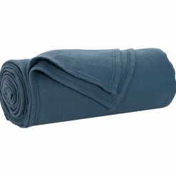 vidaXL Gooi Deken Marineblauw 170 x 130 cm Fleece