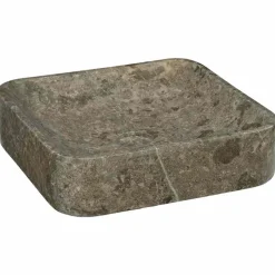 vidaXL Gootsteen 40x40x10 cm marmer grijs