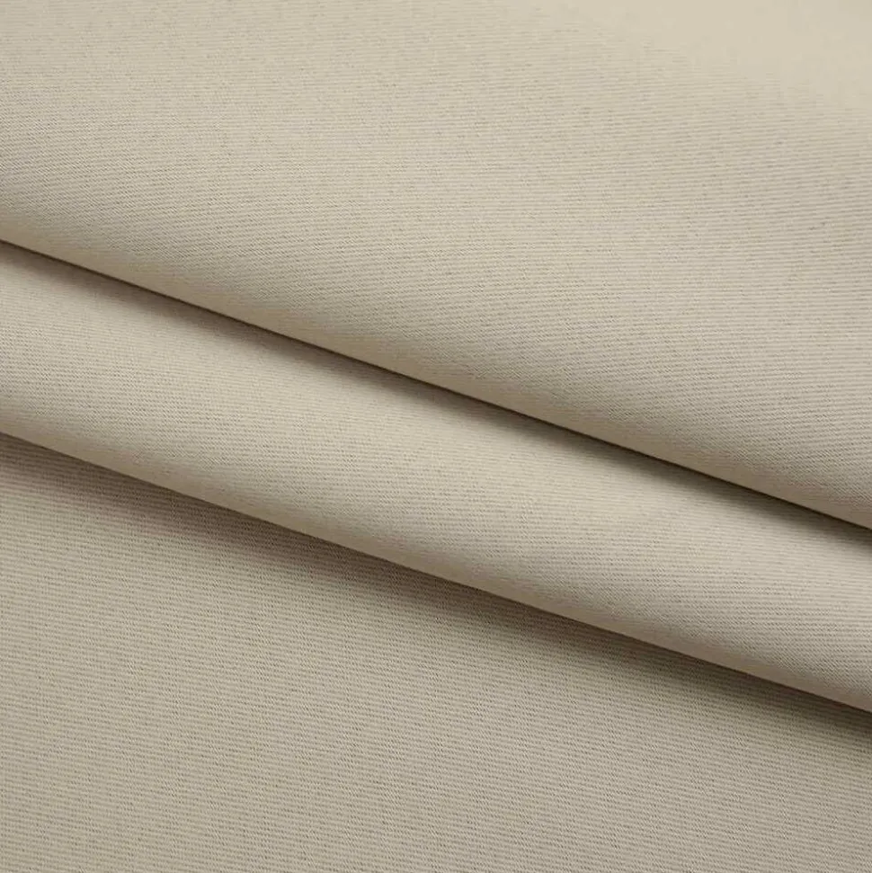 vidaXL Gordijn verduisterend met haken 290x245 cm beige