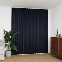vidaXL Gordijn verduisterend met haken 290x245 cm antraciet