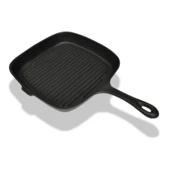 vidaXL Grillpan gietijzer 24x23 cm