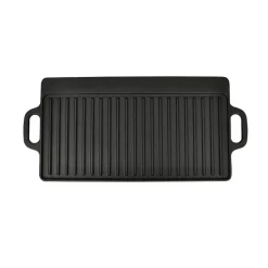 vidaXL Grillplaat dubbelzijdig 50x23 cm gietijzer