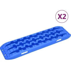 vidaXL Gripplaten 2 st 106x30,5x7 cm nylon blauw