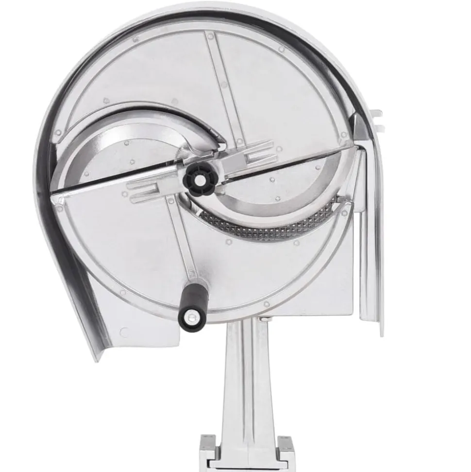 vidaXL Groentesnijder handmatig 22x44,5 cm aluminium zilverkleurig