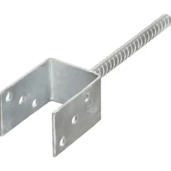 vidaXL Grondankers 6 st 7x6x30 cm gegalvaniseerd staal zilverkleurig